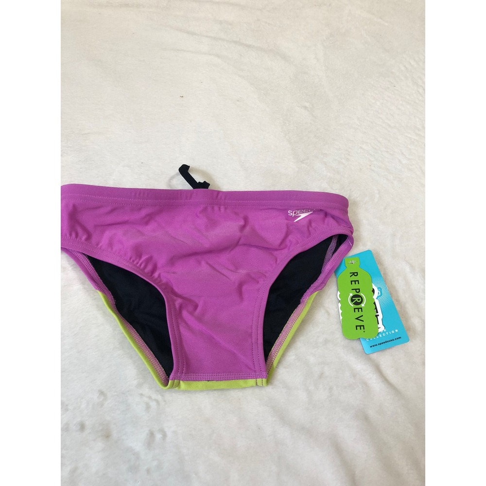 NEW Speedo Swim Brief Mens 30 Lost Lavender Eco Endurance Vibe Collection